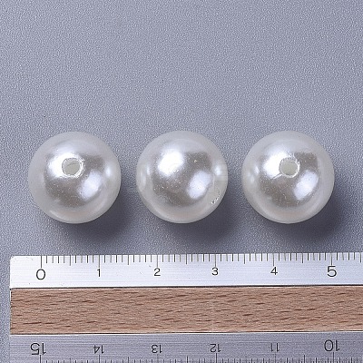 Imitation Pearl Acrylic Beads PL608-22-1