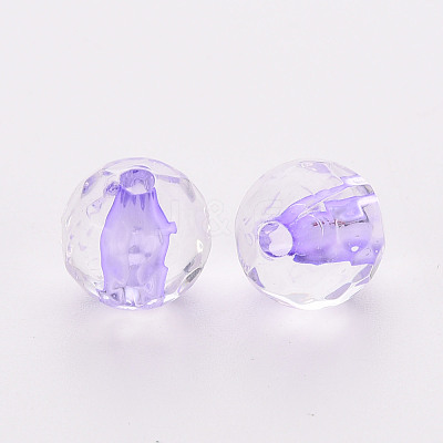 Transparent Acrylic Beads TACR-S154-10A-47-1