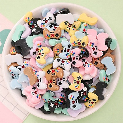 Opaque Resin Cabochons CRES-F030-01A-1
