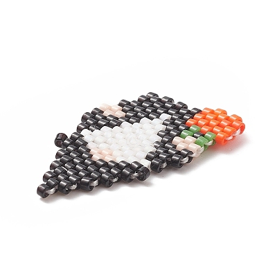 Handmade Japanese Seed Loom Pattern Seed Beads PALLOY-MZ00067-05-1