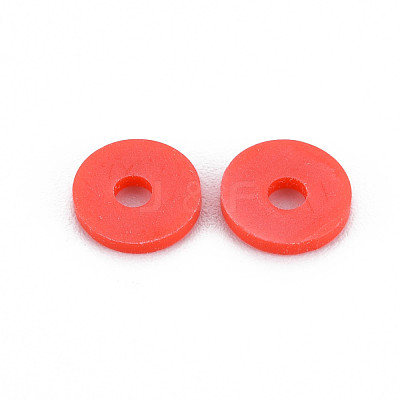 2 Colors Handmade Polymer Clay Beads CLAY-N011-032-26-1