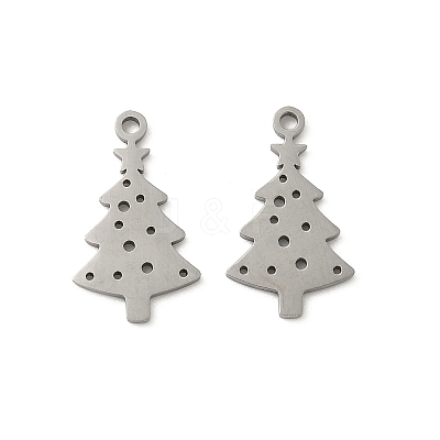 Christmas 201 Stainless Steel Pendants STAS-P428-01A-P-1