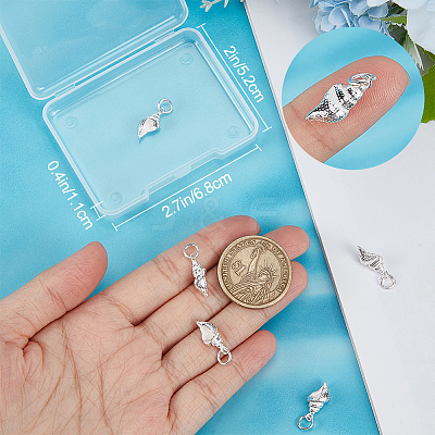 5Pcs 925 Sterling Silver Pendants STER-BBC0001-73-1