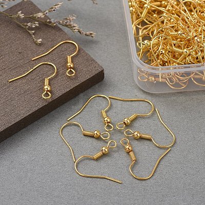 Iron Earring Hooks IFIN-YW0001-07G-1