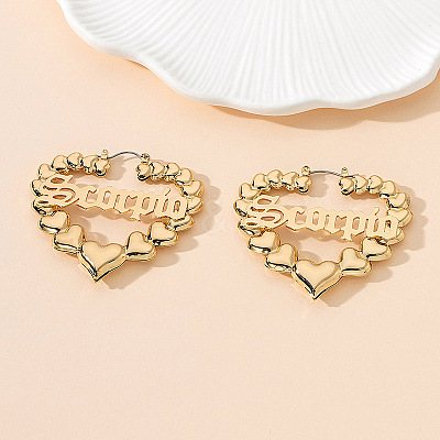Alloy Hoop Earrings WG15DC6-12-1