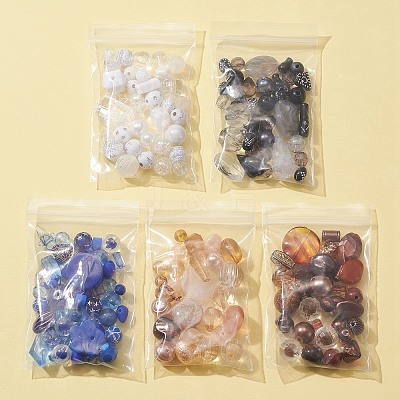 100G 5 Colors Acrylic Beads SACR-FS0001-07A-1