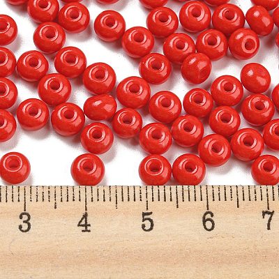 Imitation Jade Glass Seed Beads SEED-Z001-A-B12-1