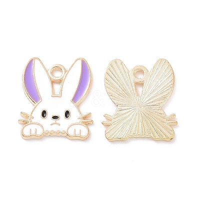 Alloy Enamel Pendants PALLOY-D015-08C-1