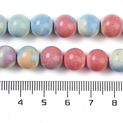 Natural Rainbow Alashan Agate Beads Strands G-G806-04-10mm-01-1