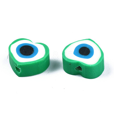 Handmade Polymer Clay Beads X-CLAY-T019-08A-1