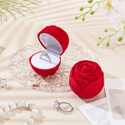 Rose Velvet Jewelry Boxes CON-WH0092-63B-1