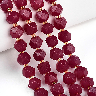 Natural Ruby Beads Strands G-T140-10-1