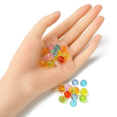 Transparent Acrylic Beads MACR-YW0002-72B-1