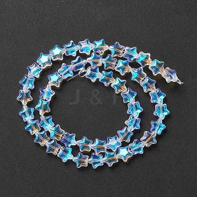 Transparent Glass Beads Strand X1-GLAA-F112-02I-1