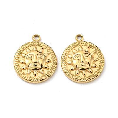 304 Stainless Steel Pendants STAS-L022-207G-1