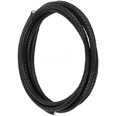 Braided Leather Cord with Core WL-CL0001-01E-1