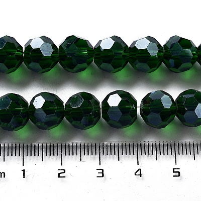 Electroplate Transparent Glass Beads Strands X-EGLA-A035-T10mm-A10-1