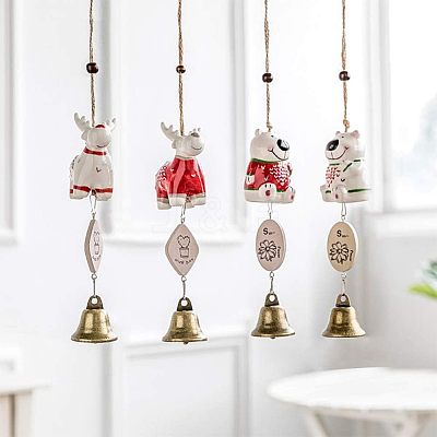 Iron Bell Pendants IFIN-NB0001-06-1