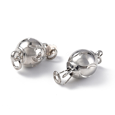 Rack Plating Brass Box Clasps KK-G448-06P-1