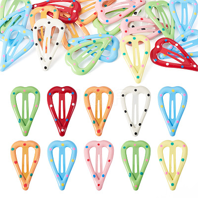 Iron Enamel Snap Hair Clips PHAR-TADJ0001-06C-1