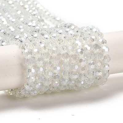 Imitation Jade Glass Beads Stands EGLA-A035-J4mm-B06-1