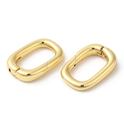 Brass Spring Gate Rings KK-R143-27G-1