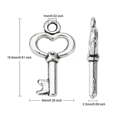 Gifts Ideas for Her Tibetan Style Alloy Charms LF11975Y-NF-1