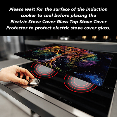 1Pc Cloth Induction Cooktop Protector Mats AJEW-GA0006-58A-1