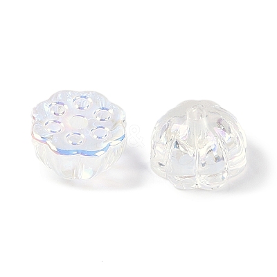 UV Plating Transprent Acrylic Beads OACR-S145-12-1