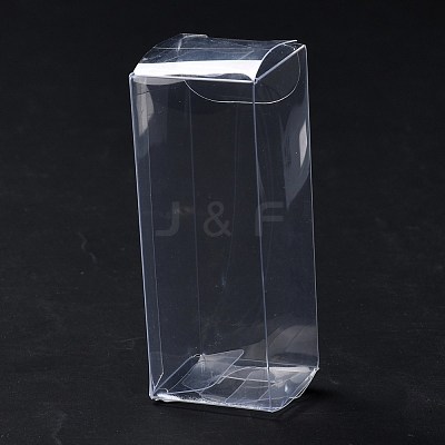 Rectangle Transparent Plastic PVC Box Gift Packaging CON-F013-01A-1