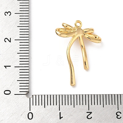 Brass Micro Pave Clear Cubic Zirconia Pendants KK-D504-23D-G-1