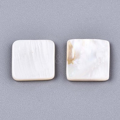 Natural Freshwater Shell Cabochons SHEL-S276-132-1