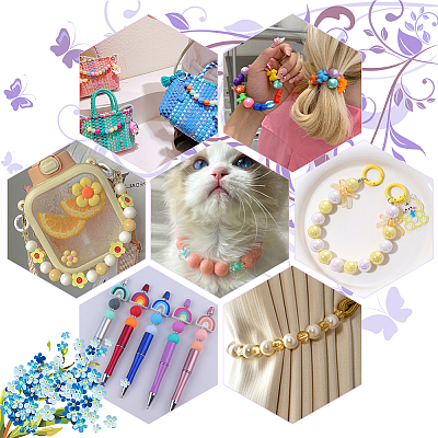 20 Style Mixed Style Acrylic Beads Sets OACR-PH0004-07-1