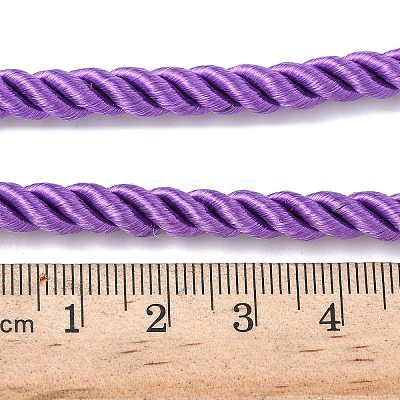 5MM Nylon Twisted Cord Necklace Making FIND-G096-01G-21-1