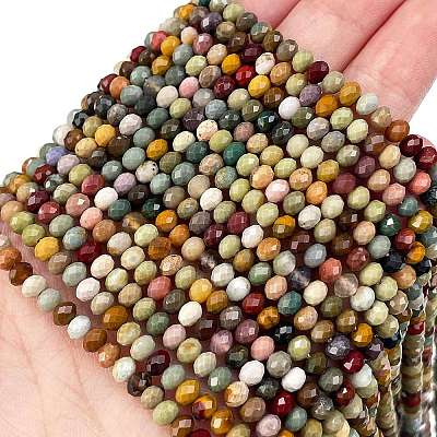 Natural Alashan Agate Beads Strands X-G-C127-B01-01-1