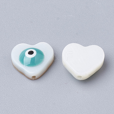 Natural Freshwater Shell Beads X-SHEL-Q017-07C-1