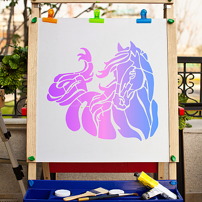 PET Plastic Drawing Painting Stencils Templates DIY-WH0244-170-1
