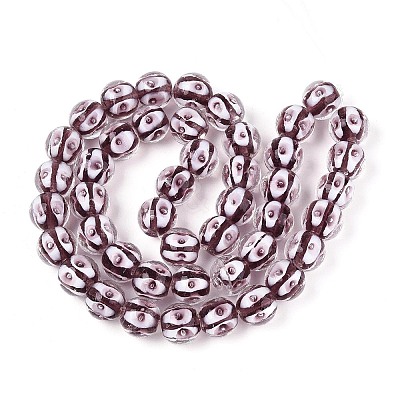 Handmade Lampwork Beads Strands LAMP-N028-20E-1