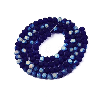 Transparent Glass Beads Strands LS-EGLA-A044-T4mm-MB06-1