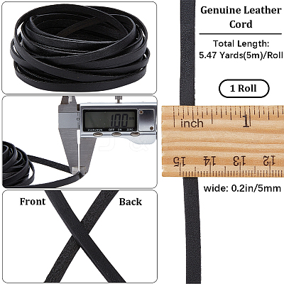 5M Flat Cowhide Leather Cord WL-GF0001-22A-01-1