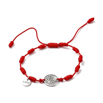 Natural Cowrie Shell & Flower & Animal & Pinapple Link Bracelets Set BJEW-SW00028-1
