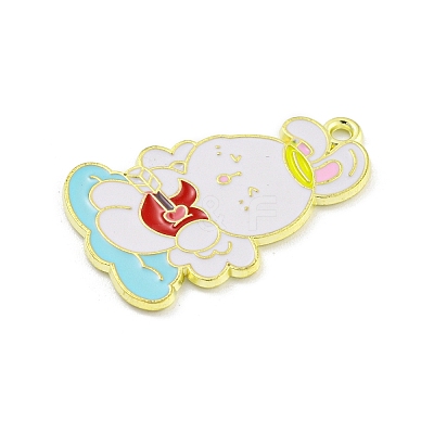 Valentine's Day Alloy Enamel Pendants ENAM-Z015-03G-010-1