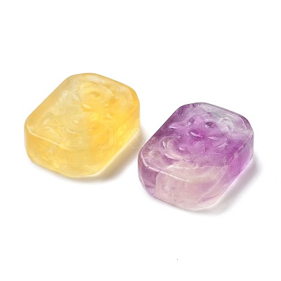 Natural Fluorite Beads G-M088-01-1