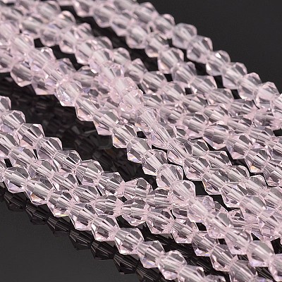 Bicone Glass Beads Strands X-EGLA-P016-4mm-13-1