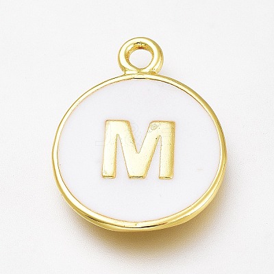 Brass Enamel Pendants LS-KK-H103-01M-G-1