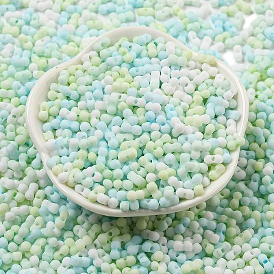 Macaron Color Opaque Frosted Glass Seed Beads X1-SEED-K009-12B-03-1