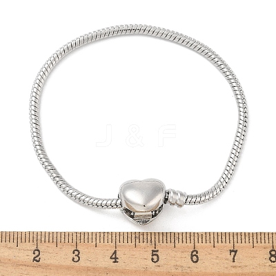 Brass Micro Pave Cubic Zirconia Link Bracelets LS-BJEW-S158-17P-1