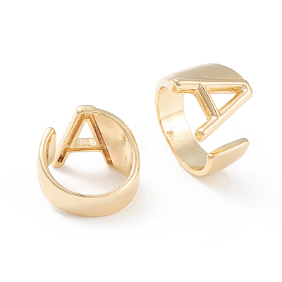 Brass Cuff Rings RJEW-L097-06A-1