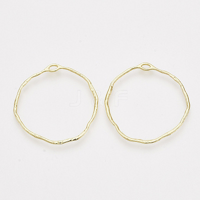 Alloy Open Back Bezel Pendants X-PALLOY-S121-82A-1