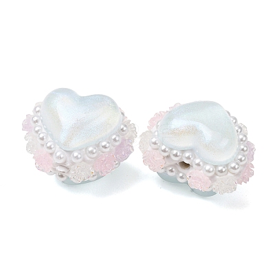 Rwsin & ABS Imitation Pearl & Polymer Clay Beads RE-CBA1913-01E-1